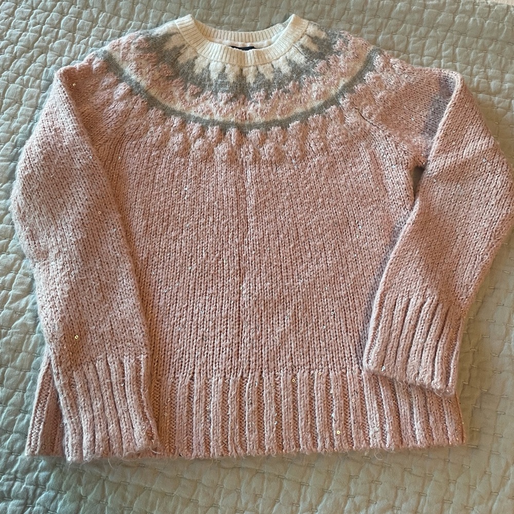 Gap Sparkle Winter Sweater size L (10)